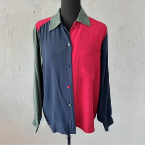 Vintage Eric Alexandre Colourblock Button Down Shirt